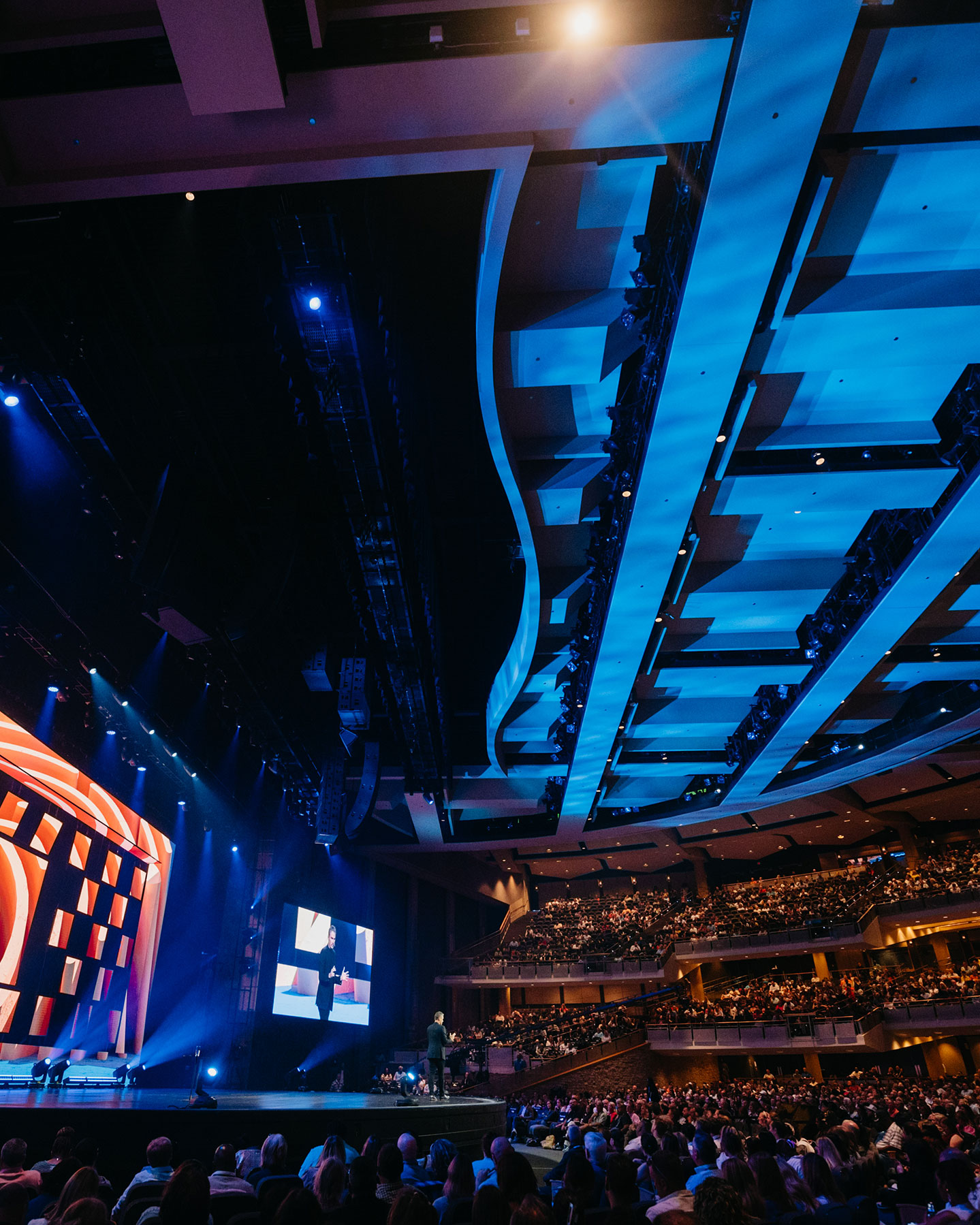 The Global Leadership Summit main auditorium